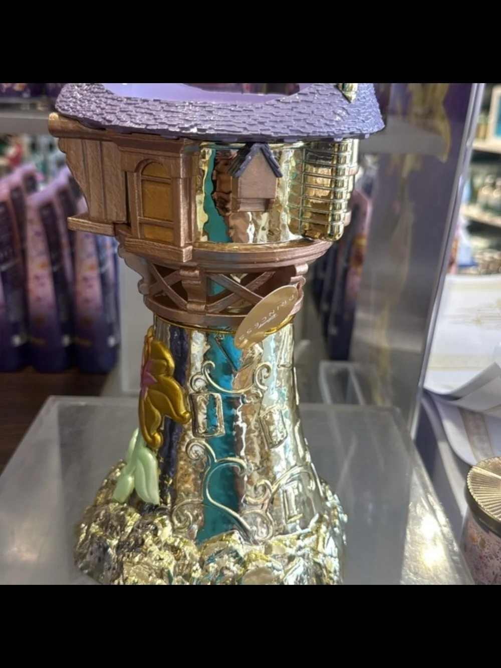 Bath And Body Works Limited Edition Rapunzel Candle Holder. Candle Not Included